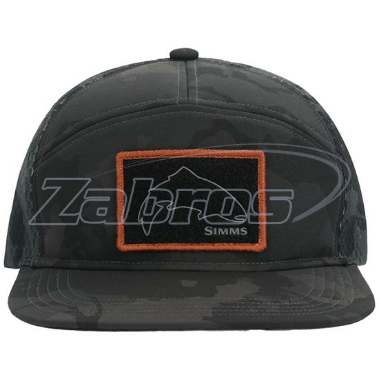 Фото Simms 7-Panel Tech Trucker Cap, 13603, Regiment Camo Carbon