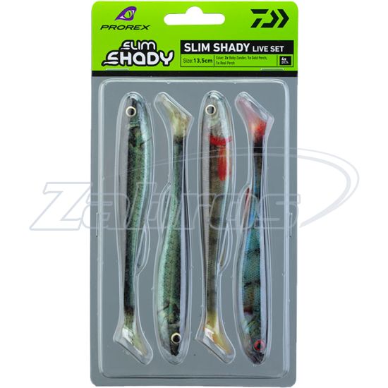 Фото Daiwa Prorex Real Slim Shady Live Set, 15100-815, 5,30", 13,5 см, 4 шт
