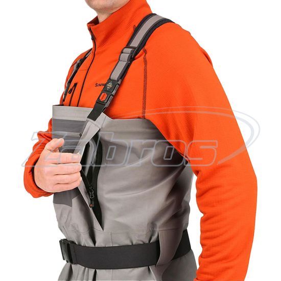 Цена Simms G4 PRO Waders - Stockingfoot, 12572-096-4012, L 12-13, Slate