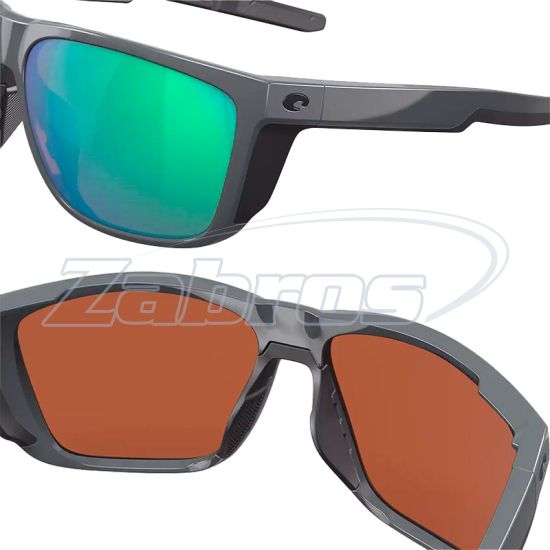 Купити Costa Del Mar Ferg XL, 97963874298, Shiny Gray Green Mirror, Glass