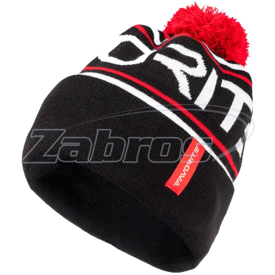 Фото Favorite Fleece Hat, 56, Black/Red