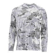 Футболка Simms SolarFlex Hoody - Print, 12162-069-20, S, Cloud Camo Grey, купить, цены в Киеве и Украине, интернет-магазин | Zabros