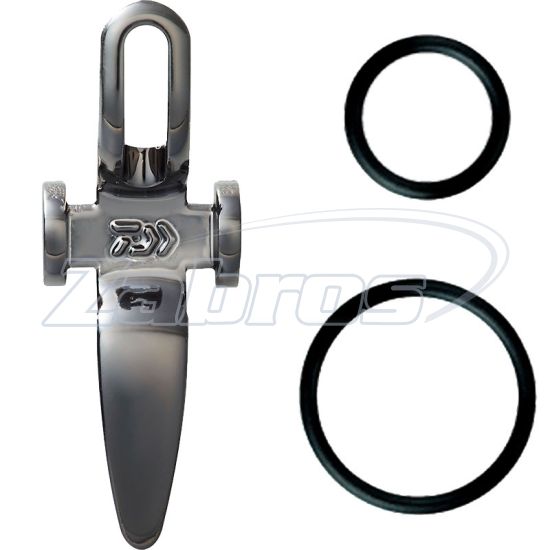 Фото Daiwa Lure Hook Holder, Metal Gunmetal Фото Daiwa Lure Hook Holder, Metal Gunmetal