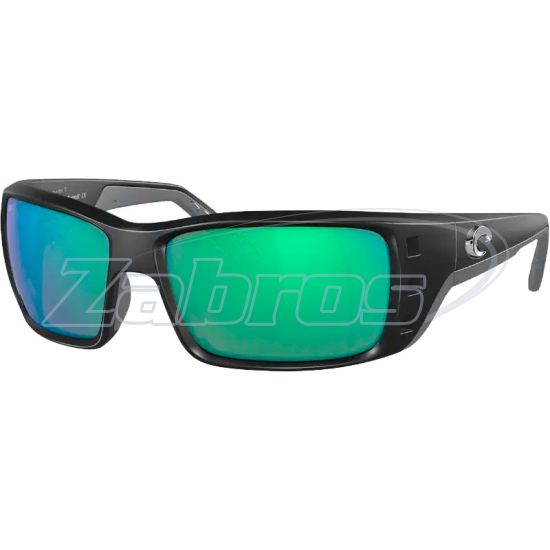 Фото Costa Del Mar Permit, 97963455244, Matte Black, Green Mirror, Glass