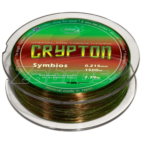 Фото Katran Crypton Symbios, 0,309 мм, 7,03 кг, 1000 м, Camo+Neon