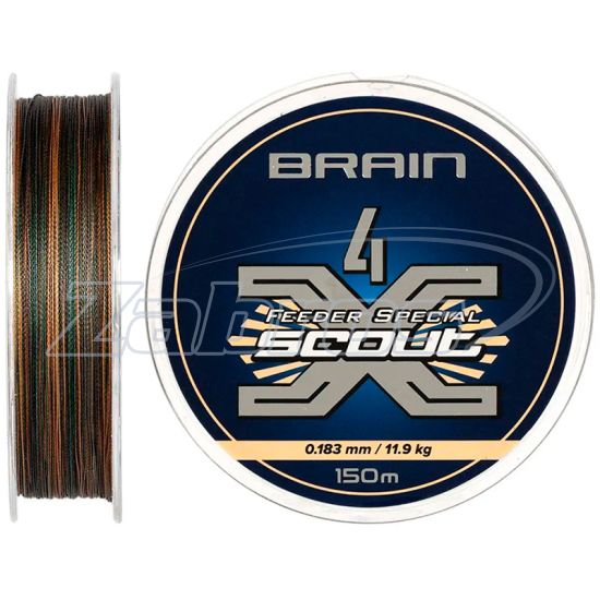 Фото Brain Scout 4X, 0,08 мм, 4,4 кг, Camo Green