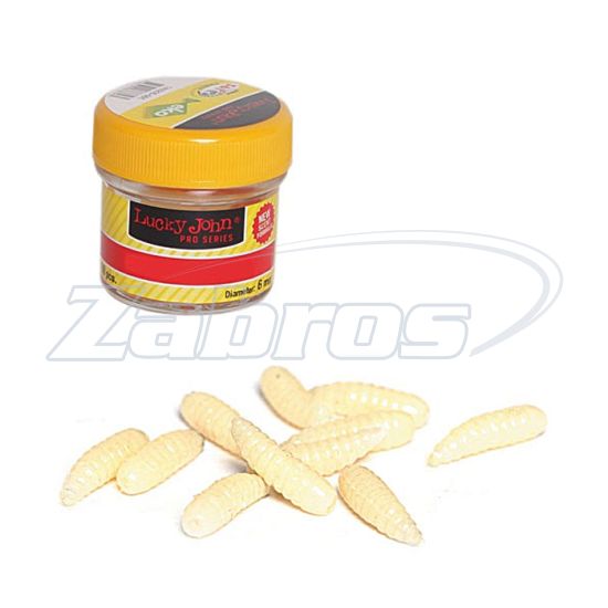 Фотография Lucky John Maggot, 14 мм, 25 шт, White