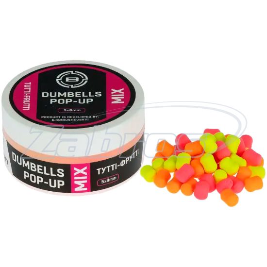 Фото Brain Dumbells Mix Tutti-Frutti (тутти-фрутти), 10 мм, 34 г