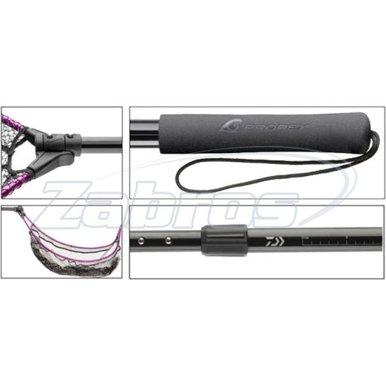 Фотография Daiwa Prorex Folding Boat Net, 15809-570, 2,3 м, 70x60 см