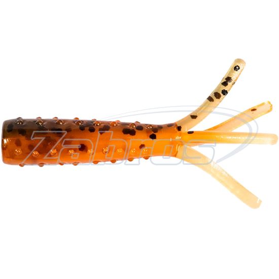 Фото Z-Man Tiny Ticklerz, 1,75", 4,45 см, 8 шт, Green Pumpkin Orange