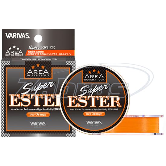Фотографія Varivas Super Trout Area Super Ester, 0,117 мм, 1,04 кг, 140 м, Neo Orange Фотографія Varivas Super Trout Area Super Ester, 0,117 мм, 1,04 кг, 140 м, Neo Orange