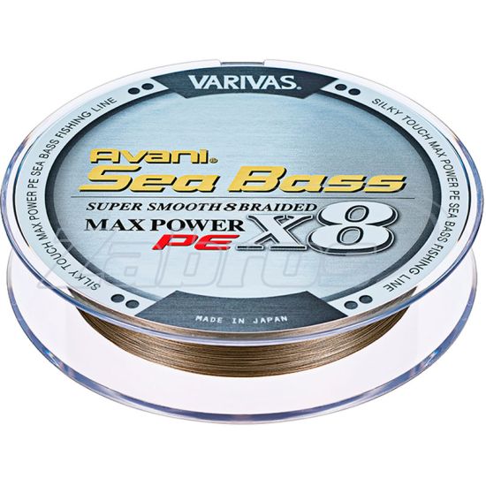 Фото Varivas Avani Seabass Max Power PE X8, #1,5, 0,2 мм, 12,87 кг, 150 м, Status Gold