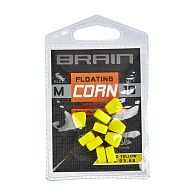 Кукурудза Brain Fake Floating Corn Non Flavoured, 10 шт, 8x9 мм, Yellow Fluo, купити, ціни в Києві та Україні, інтернет-магазин | Zabros