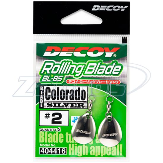 Картинка Decoy BL-8, Rolling Blade CR, #1, Silver, 2 шт
