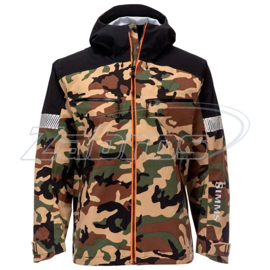 Фото Simms CX Fishing Jacket, 13302-569-40, L, Woodland Camo
