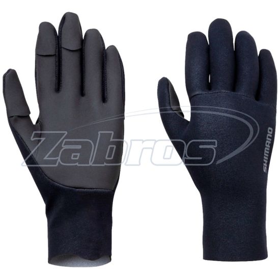 Фото Shimano Chloroprene EXS 3 Cover Gloves, M, Black