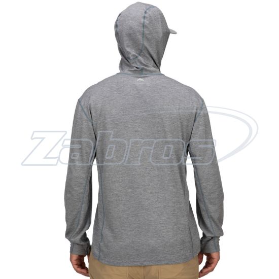 Малюнок Simms BugStopper Hoody, 11707-083-60, XXL, Steel Heather