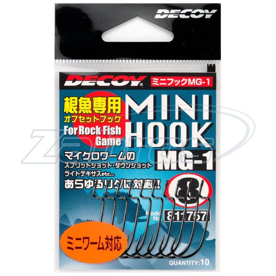 Картинка Decoy MG-1, Mini Hook, 6, 10 шт