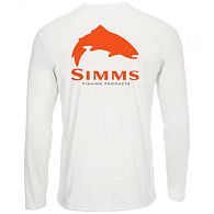 Футболка Simms Solar Tech Tee - River Collection, 12883-128-60, XXL, Trout Logo White: купить, цена, Киев, Украина | Zabros