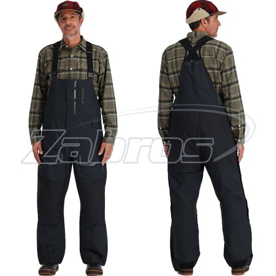 Фотографія Simms Challenger Insulated Bib, 14406, XL, Black