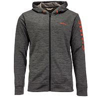 Толстовка Simms Challenger Hoody - Full Zip, 13281-833-20, S, Carbon Heather: купити, ціна, Київ, Україна | Zabros