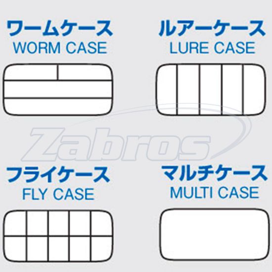 Фотография Meiho Lure Case F, 901741, 14,6x10,3x2,3 см