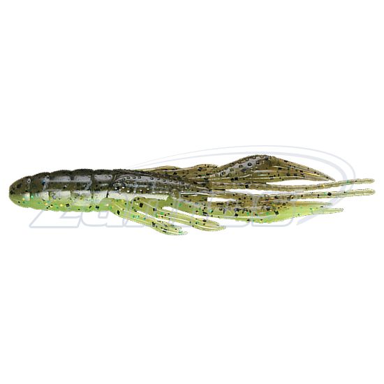 Фото Jackall Waver Shrimp, 3,50", 8,9 см, 7 шт, Green Pumpkin / Chart