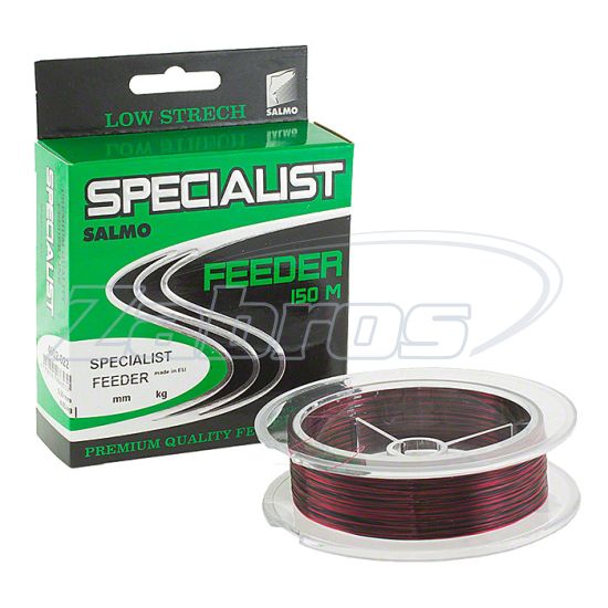 Фото Salmo Specialist Feeder, 4604-032, 0,32 мм, 10,05 кг, 150 м, Black/Red