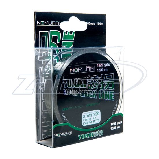Фото Nomura Yukai, NM32000025, 0,25 мм, 8,8 кг, 150 м, Dark Green