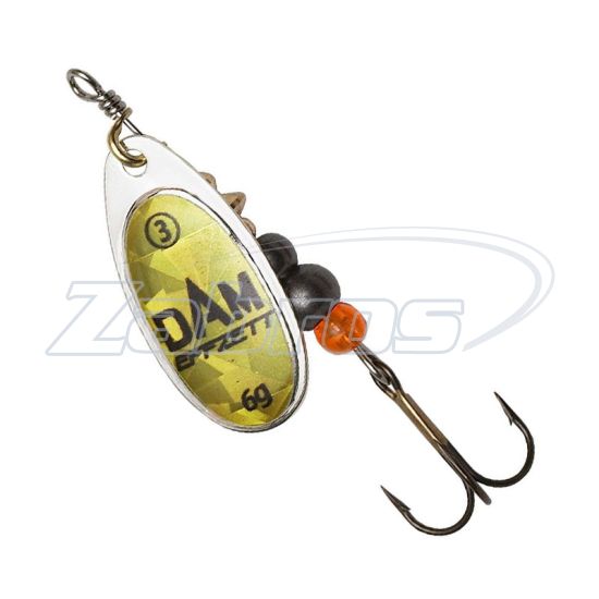 Фото Dam Effzett Fluo Spinner, 60694, #5, 12 г, Gold Prisma