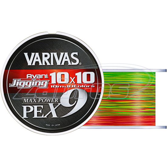 Фото Varivas Avani Jigging 10x10 Max Power PE X9, #5, 0,37 мм, 36,3 кг, 300 м