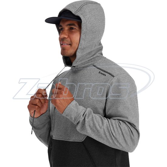 Цена Simms CX Hoody, 13654-2006-40, L, Steel Heather/Black Heather