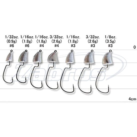 Фотографія Decoy SV-38, Violence Jighead, 1,8 г, 6, 5 шт
