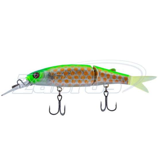 Фото Jackall Tiny Magallon 88MR-SP, 8,8 см, 7,6 г, 1,5 м, Lime Pirarucu