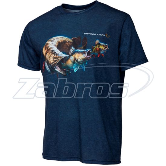 Фото Savage Gear Cannibal T-Shirt, 71582, XXL, Blue