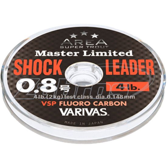 Фото Varivas Super Trout Area Master Limited Shock Leader, #1, 0,17 мм, 2,25 кг, 30 м