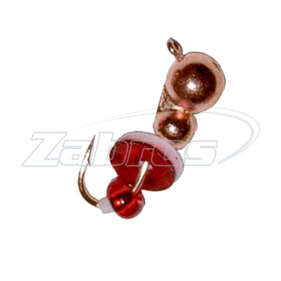 Фото Lucky John Муравей с петелькой и бисером, 1 г, 4 мм, 5 шт, 4840-C