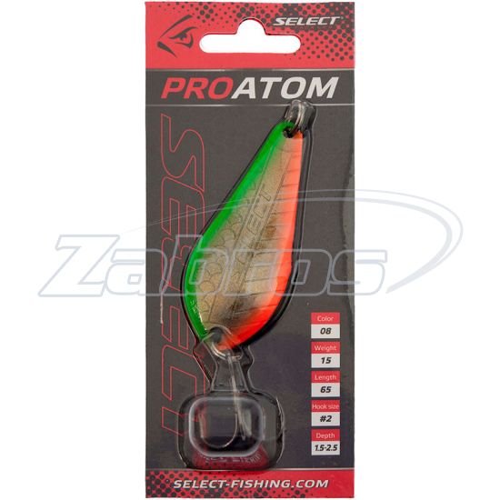 Фотографія Select ProAtom, 15 г, 6,5 см, 08