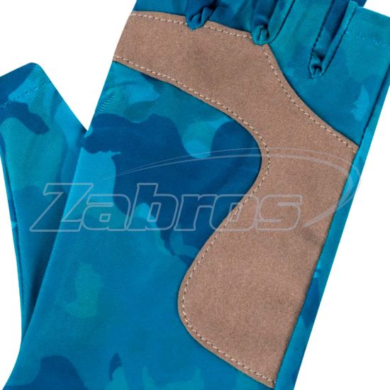 Малюнок Favorite Solar Fishing Gloves 5 Cut, S/M, Blue