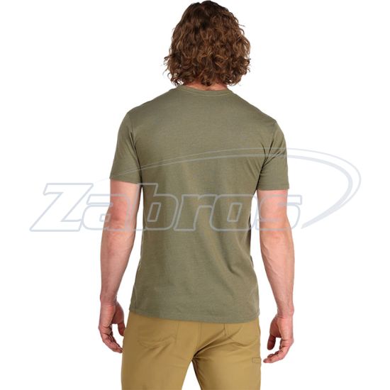 Картинка Simms Logo Frame T-Shirt, 13625-914-50, XL, Military Heather