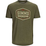 Футболка Simms Fly Patch T-Shirt, 14095-914-30, M, Military Heather, купить, цены в Киеве и Украине, интернет-магазин | Zabros