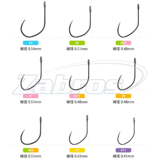 Фото Varivas Super Trout Area Master Limited Tournament Hook Canvas, #7,5, 15 шт