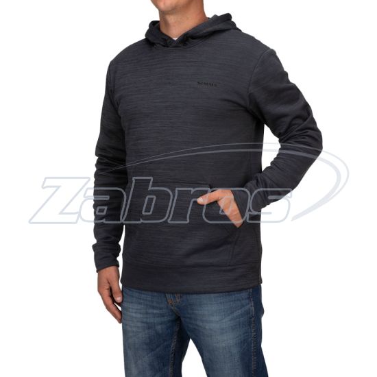 Картинка Simms Challenger Hoody, 13280-010-50, XL, Black Heather