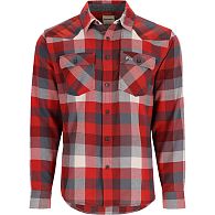 Рубашка Simms Santee Flannel, 13559, XXL, Auburn Red/Slate Buffalo Check, купить, цены в Киеве и Украине, интернет-магазин | Zabros