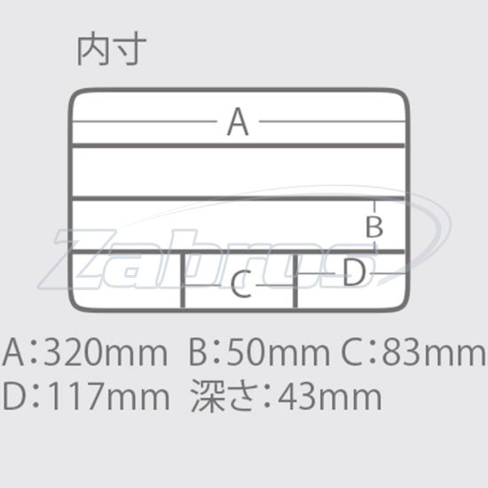 Малюнок Meiho Free Case OL, 612265, 33x22,1x5 см