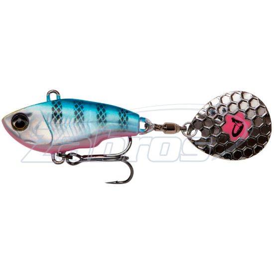 Фото Savage Gear Fat Tail Spin, 71762, 9 г, 5,5 см, Blue Silver Pink