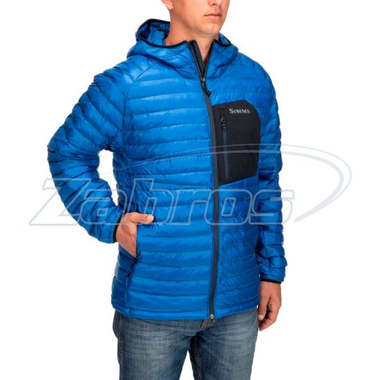 Картинка Simms ExStream Hooded Jacket, 13054-500-30, M, Rich Blue