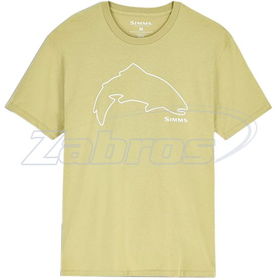 Фото Simms Trout Outline T-Shirt, 13519, L, Tent Green