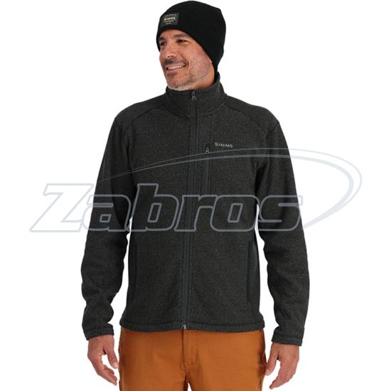Фотография Simms Rivershed Full Zip, 13850-010-20, S, Black Heather