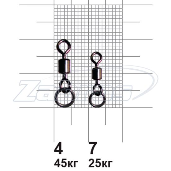 Фотография MiniMax Rolling Swivel, YM-1059-7, 25 кг, 10 шт